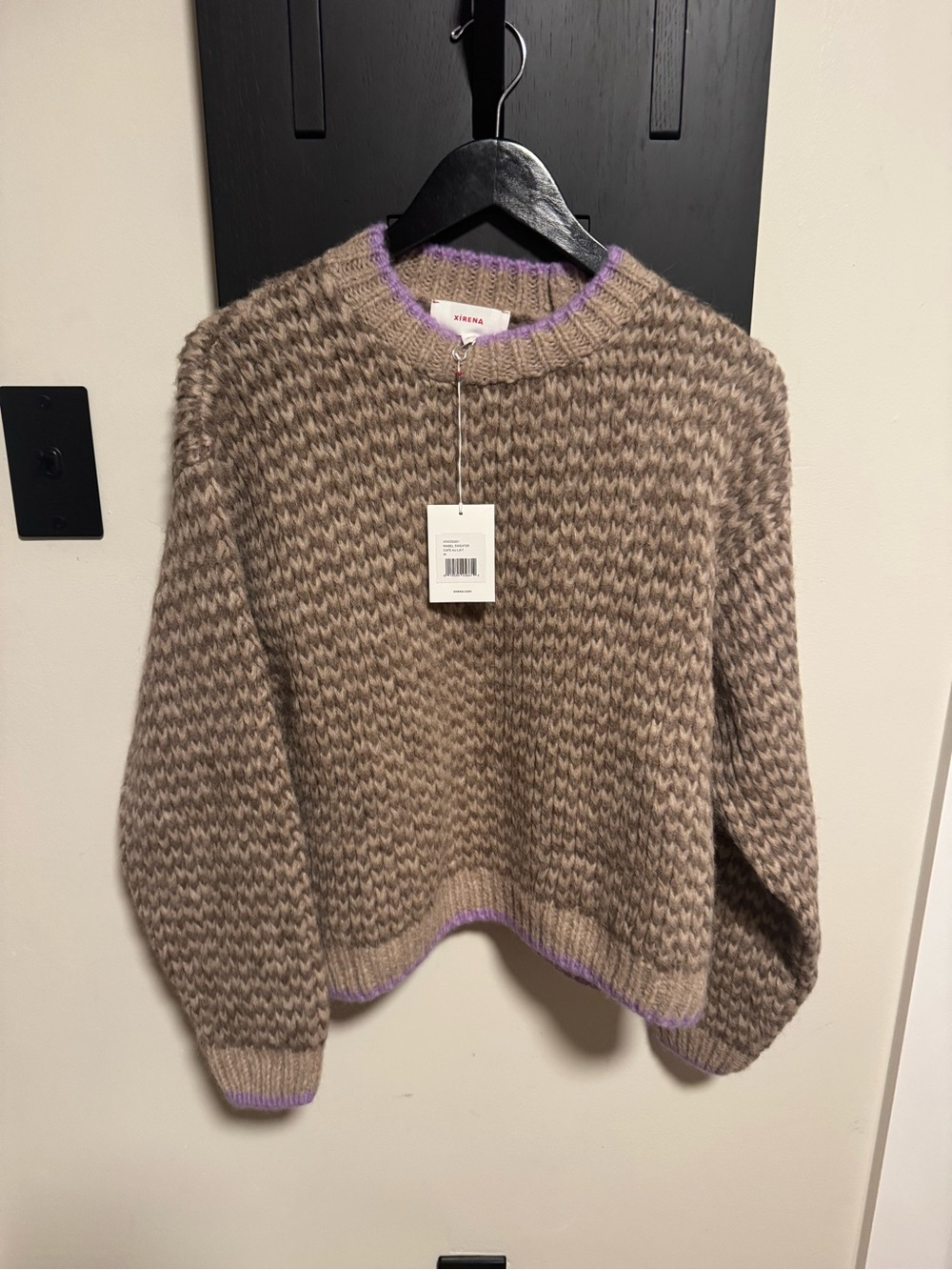 Xirena Cafe Au Lait Mabel Sweater NWT Size Medium - Picture 5 of 7